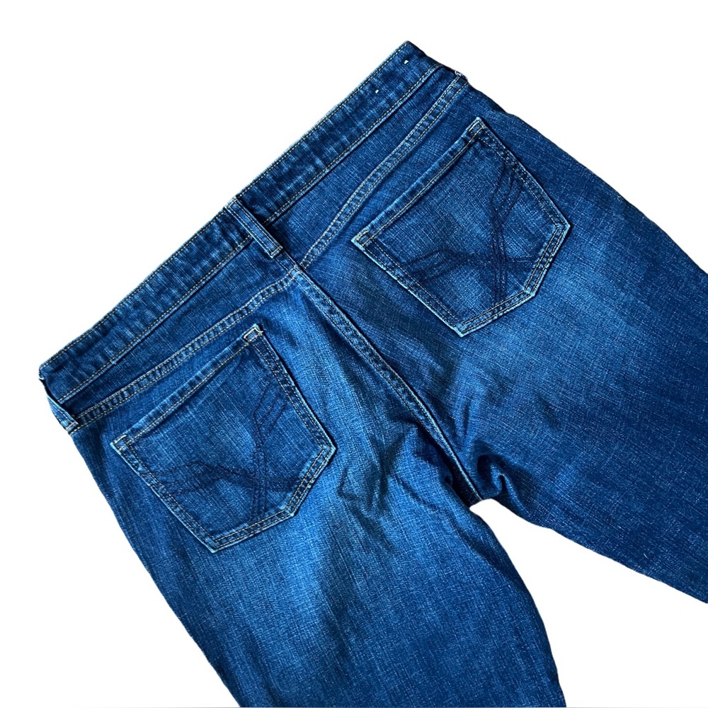 Gap Premium Bootcut Jeans Size 14/32R Dark Wash Stretch Denim